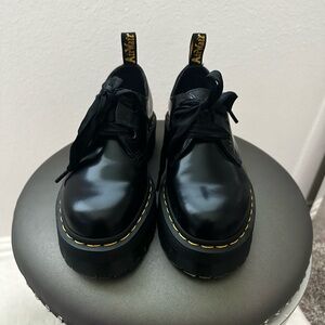 Black Platform Dr Martens size 9